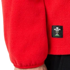 Wales WRU macron Rugby XV Herren Fleece Sweatshirt 58140005