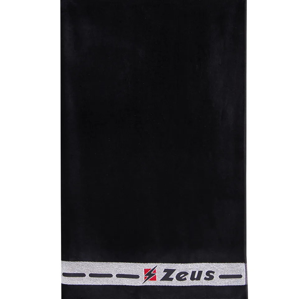 Zeus Badehandtuch Baumwolle 155 x 100 cm schwarz