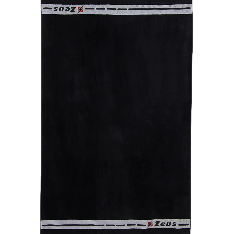 Zeus Badehandtuch Baumwolle 155 x 100 cm schwarz