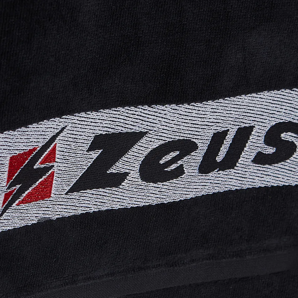 Zeus Badehandtuch Baumwolle 155 x 100 cm schwarz