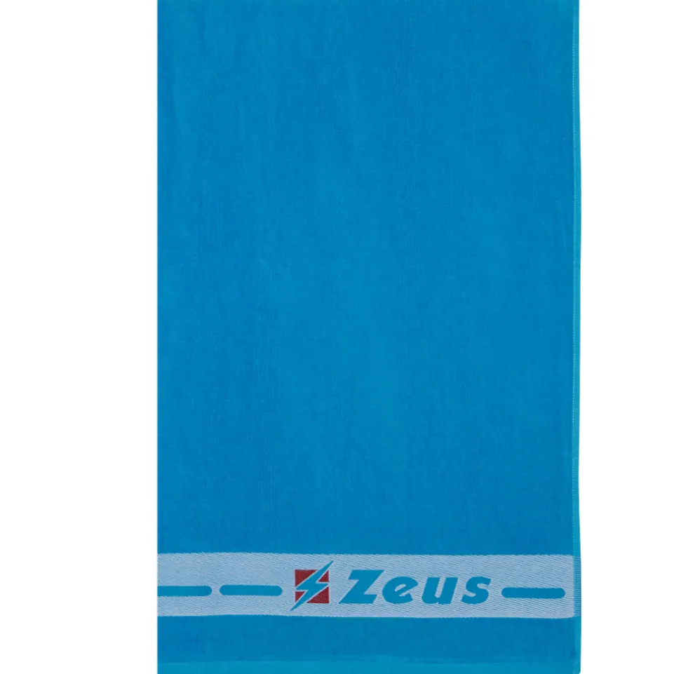Zeus Badehandtuch Baumwolle 155 x 100 cm blau