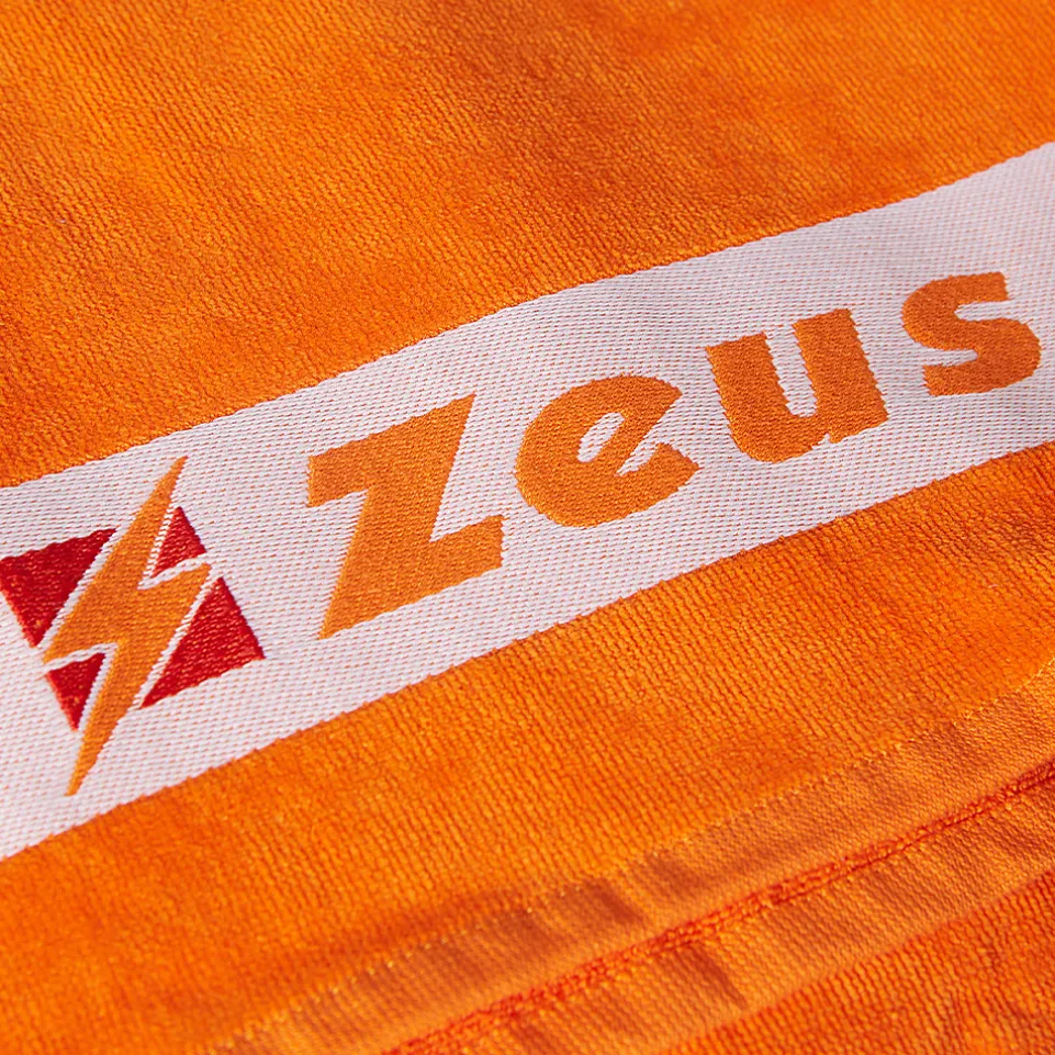Zeus Badehandtuch Baumwolle 155 x 100 cm orange