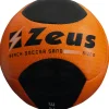 Zeus Beach Soccer Fußball Neon Orange Schwarz