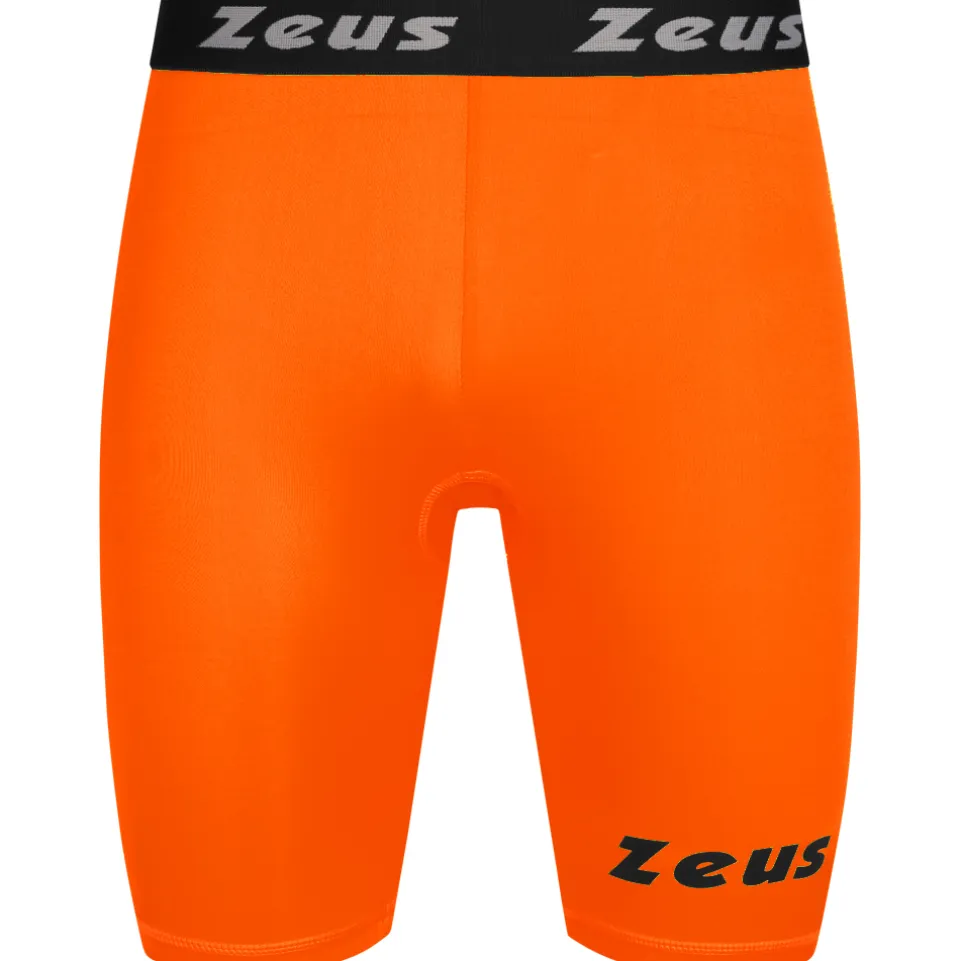 Zeus Bermuda Elastic Pro Herren Tights neonorange