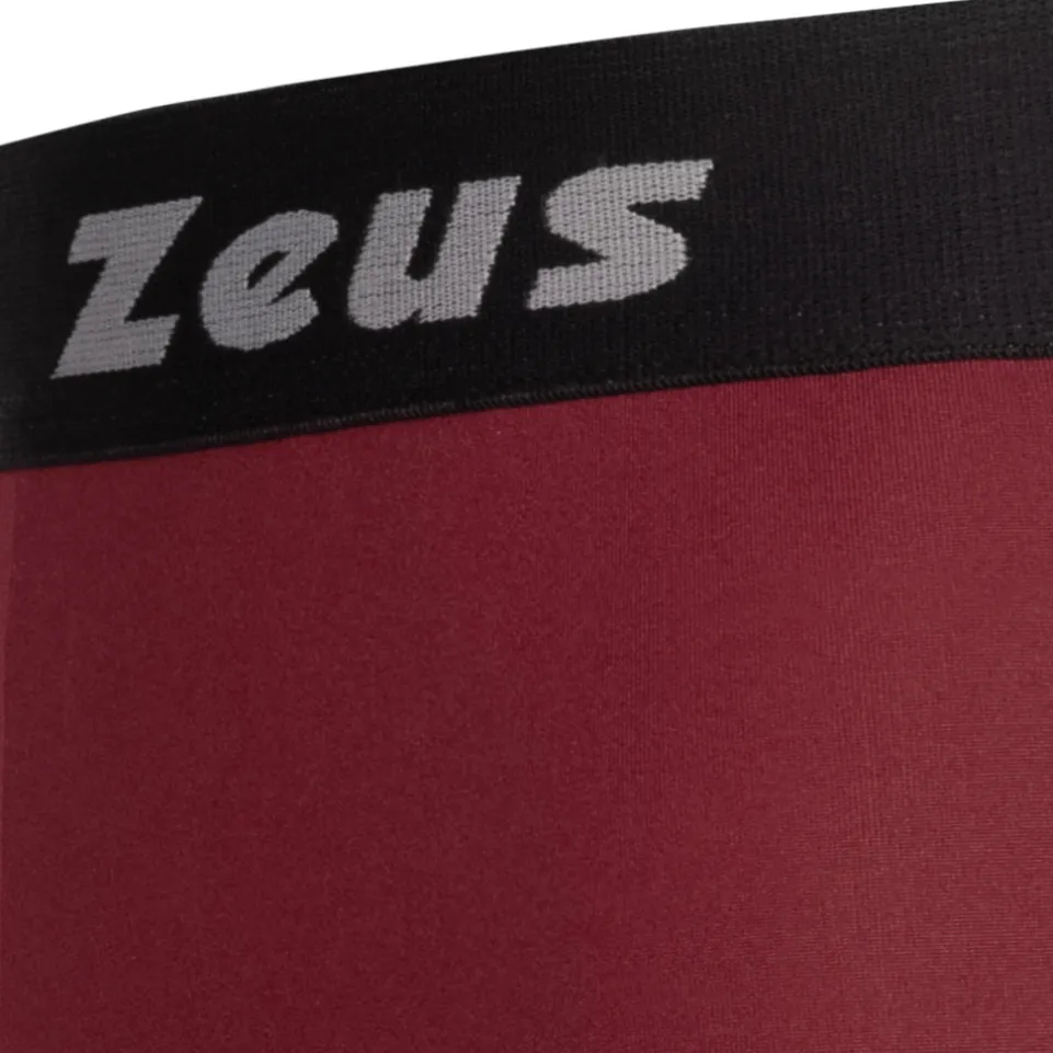 Zeus Bermuda Elastic Pro Herren Tights dunkelrot