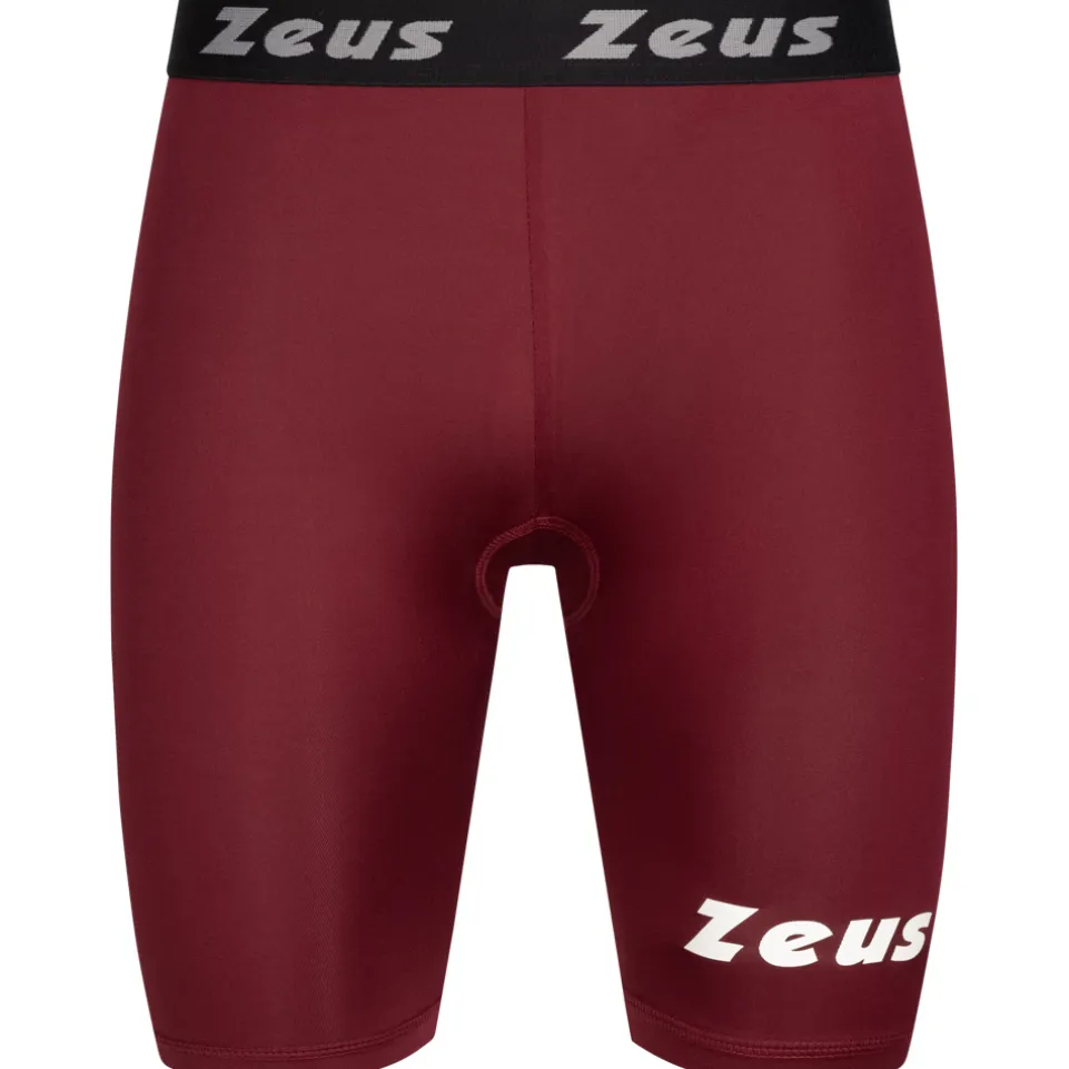 Zeus Bermuda Elastic Pro Herren Tights dunkelrot