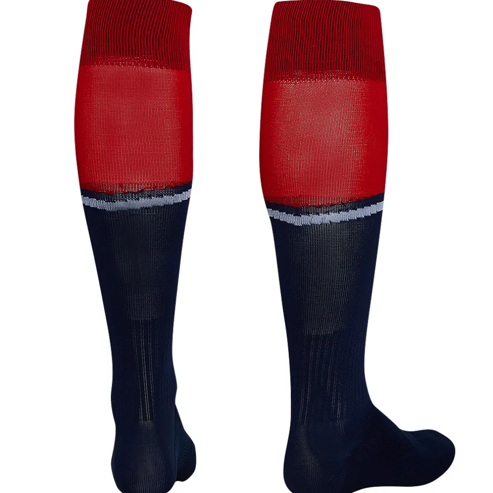 Zeus Calza United Stutzen navy rot