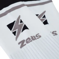 Zeus Calza United Stutzen weiß schwarz