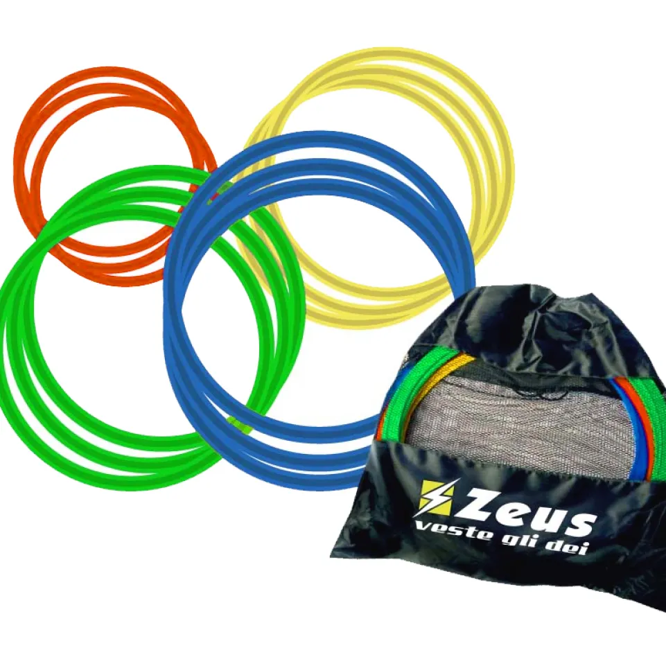 Zeus 12er-Pack Koordinationsringe Set 60cm mit Tasche