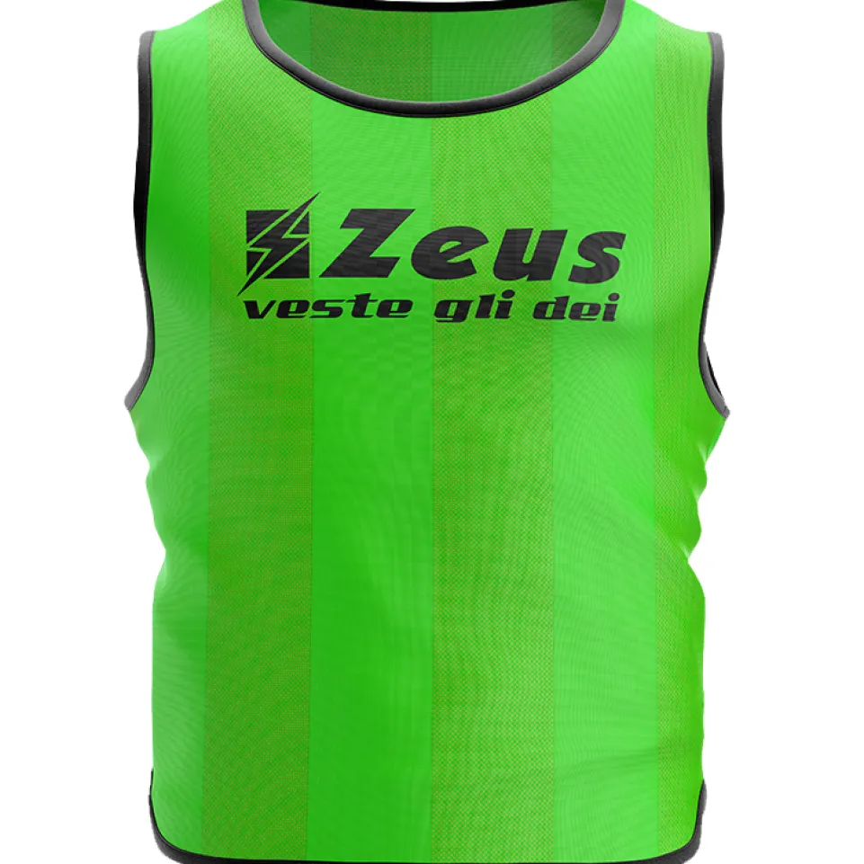 Zeus 10er-Pack Trainingsleibchen Neon Grün