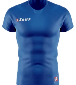Zeus Fisiko Baselayer Kurzarm Funktionsshirt blau