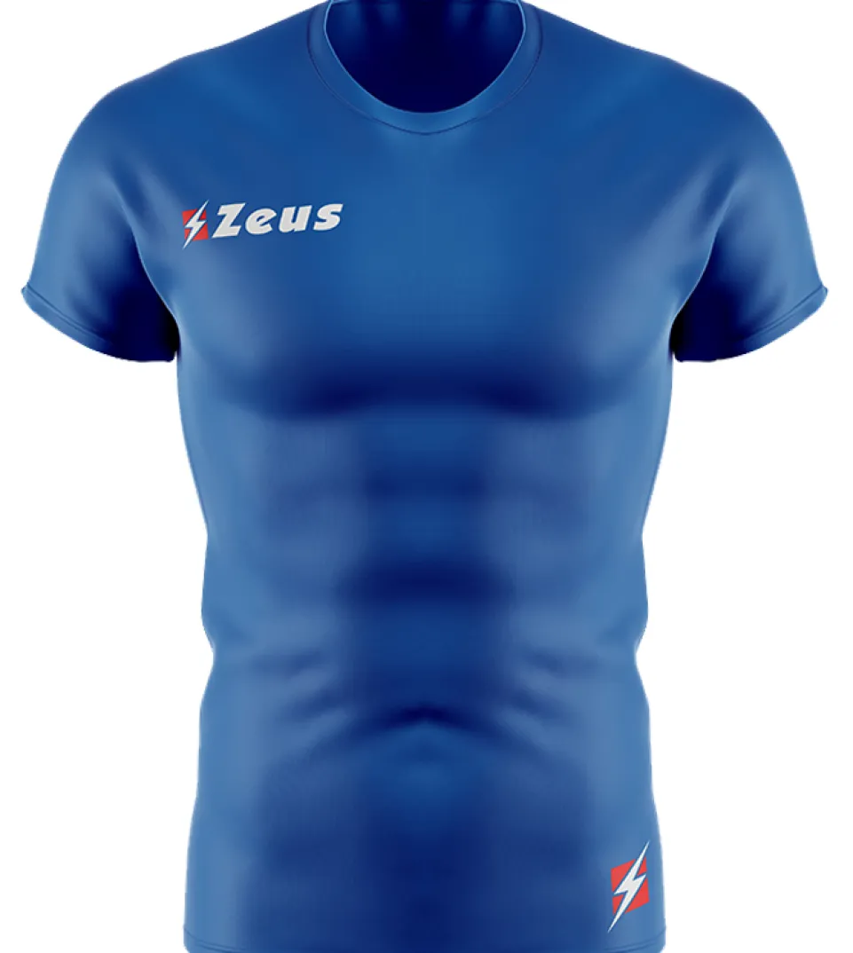 Zeus Fisiko Baselayer Kurzarm Funktionsshirt blau