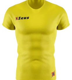 Zeus Fisiko Baselayer Kurzarm Funktionsshirt gelb