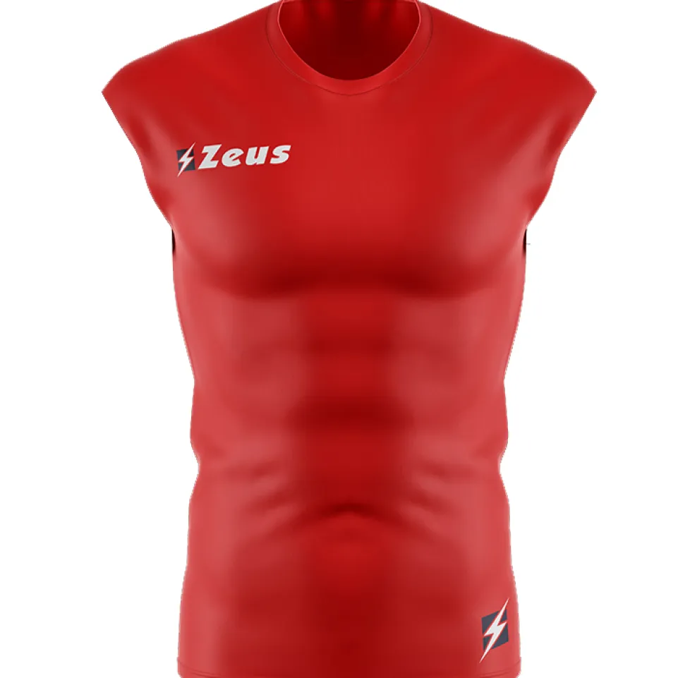 Zeus Fisiko Baselayer Ärmelloses Funktionsshirt rot