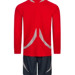 Zeus Herren Schiedsrichter Set Trikot mit Shorts Rot