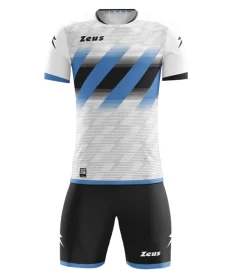 Zeus Icon Teamwear Set Trikot mit Shorts weiß royal