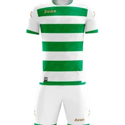 Zeus Icon Teamwear Set Trikot mit Shorts weiß grün
