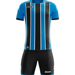 Zeus Icon Teamwear Set Trikot mit Shorts royal schwarz