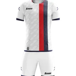 Zeus Icon Teamwear Set Trikot mit Shorts weiß navy