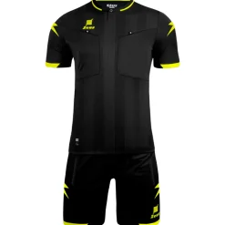 Zeus Kit Arbitro Marko Schiedsrichter Trikot Set 2-tlg. Schwarz/Gelb