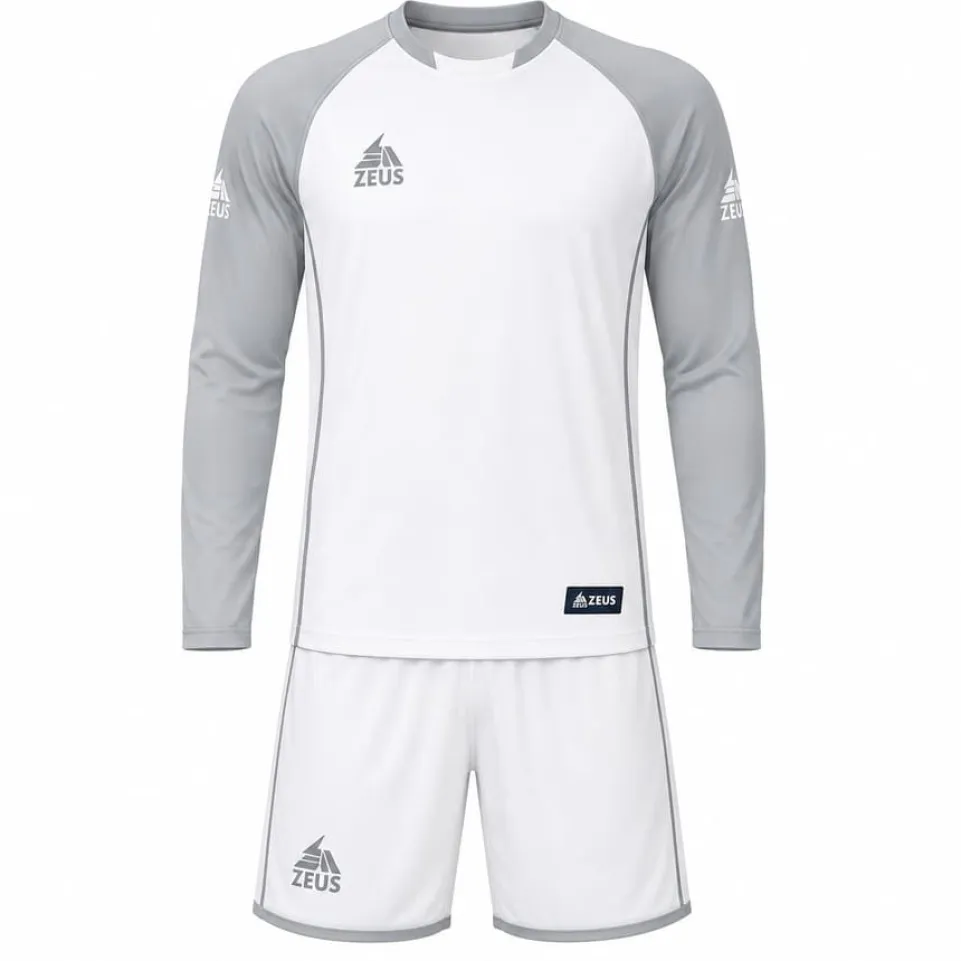 Zeus Kit Athos Herren Trikot-Set 2-tlg. bianco/grigio
