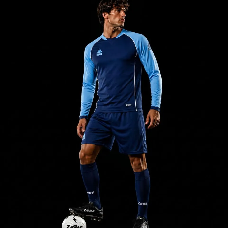 Zeus Kit Athos Herren Trikot-Set 2-tlg. blu/royal