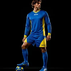 Zeus Kit Dedalo Trikot-Set 2-teilig blu/giallo