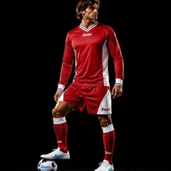 Zeus Kit Dedalo Trikot-Set 2-teilig granata/bianco