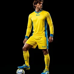 Zeus Kit Dedalo Trikot-Set 2-teilig giallo/royal