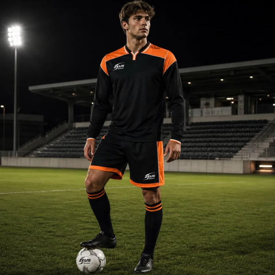 Zeus Kit Hermes Trikot-Set 2-teilig nero/arancione/bianco