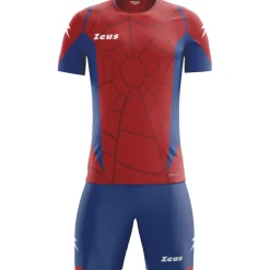 Zeus Kit Hero Trikot-Set mit Shorts rot royal