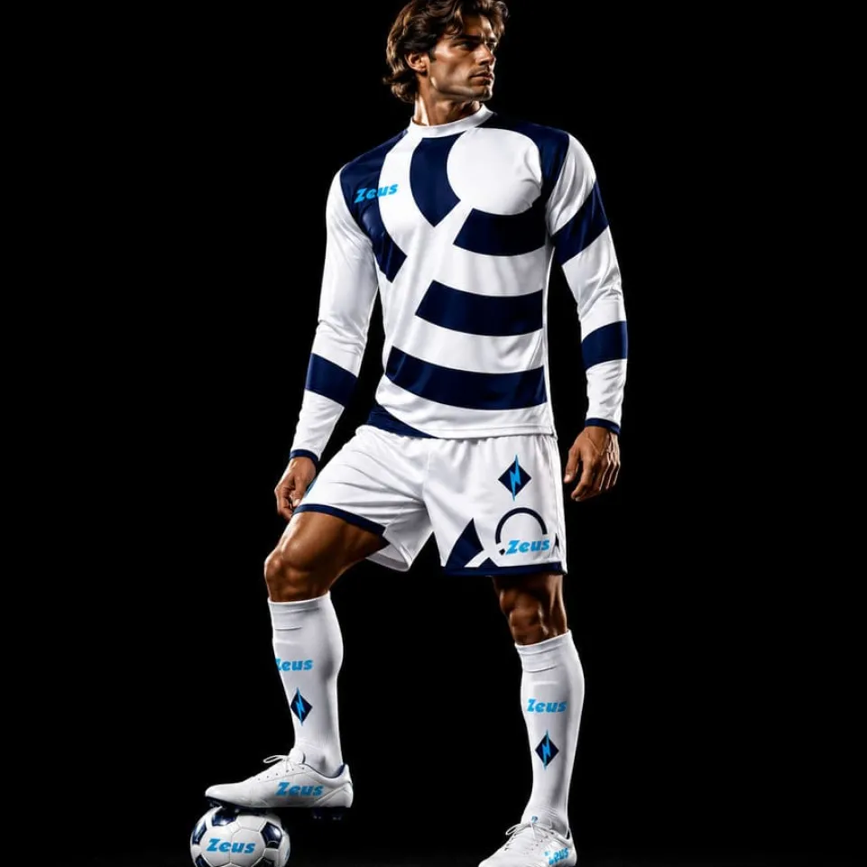 Zeus Kit Orbit Trikot-Set 2-teilig bianco/blu