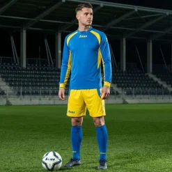 Zeus Kit Pippo Trikot-Set + Shorts 2-teilig royal/giallo