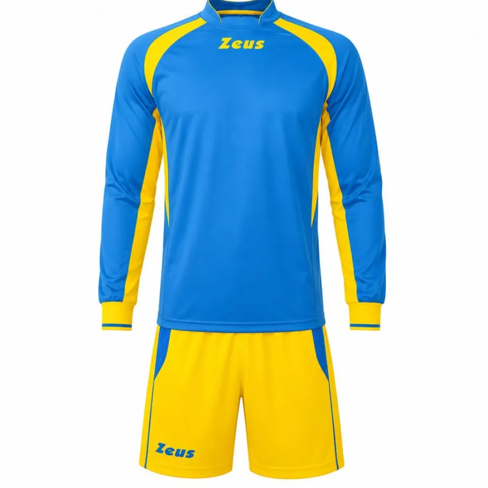 Zeus Kit Pippo Trikot-Set + Shorts 2-teilig royal/giallo