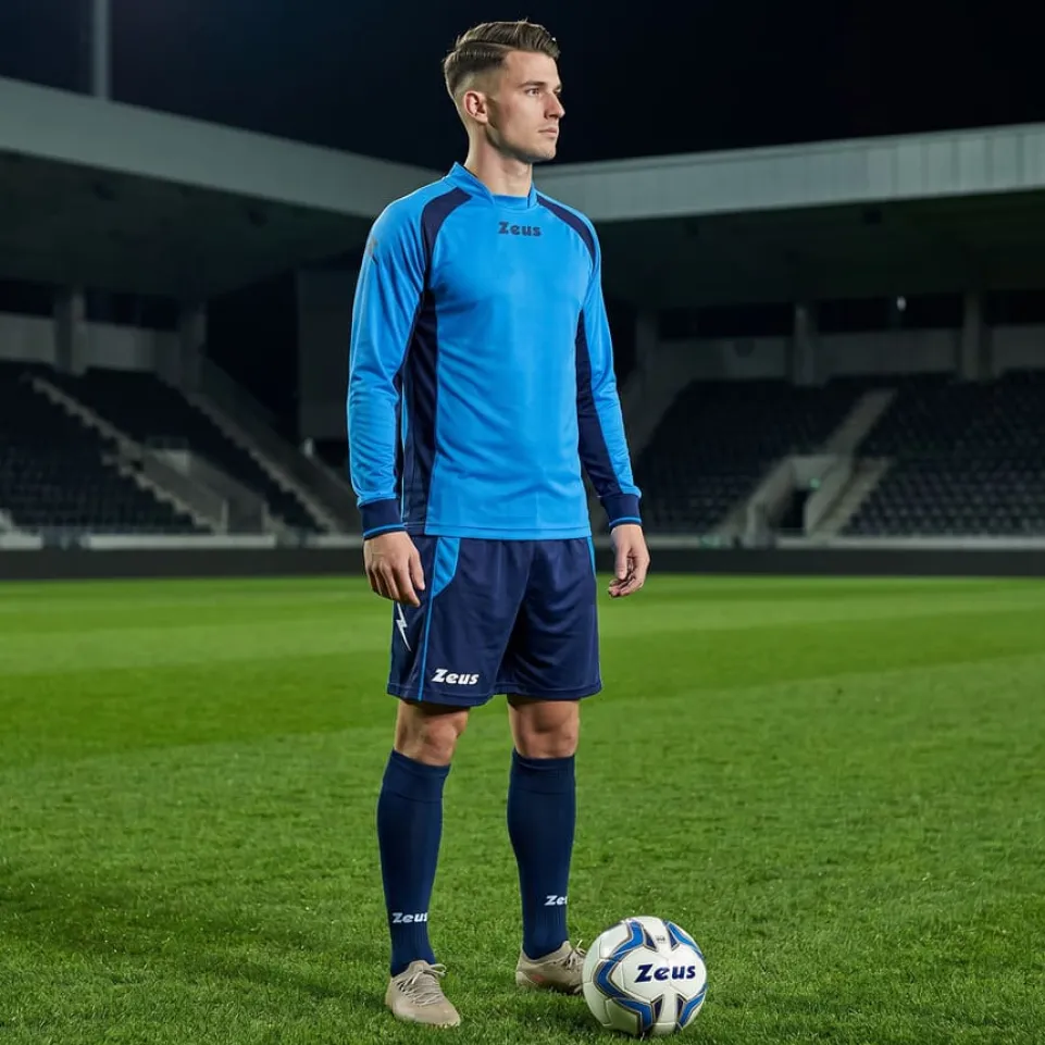 Zeus Kit Pippo Trikot-Set + Shorts 2-teilig royal blu