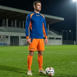 Zeus Kit Pippo Trikot-Set + Shorts 2-teilig blu/arancio