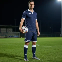 Zeus Kit Scorpion Trikot + Shorts Set blu/bianco