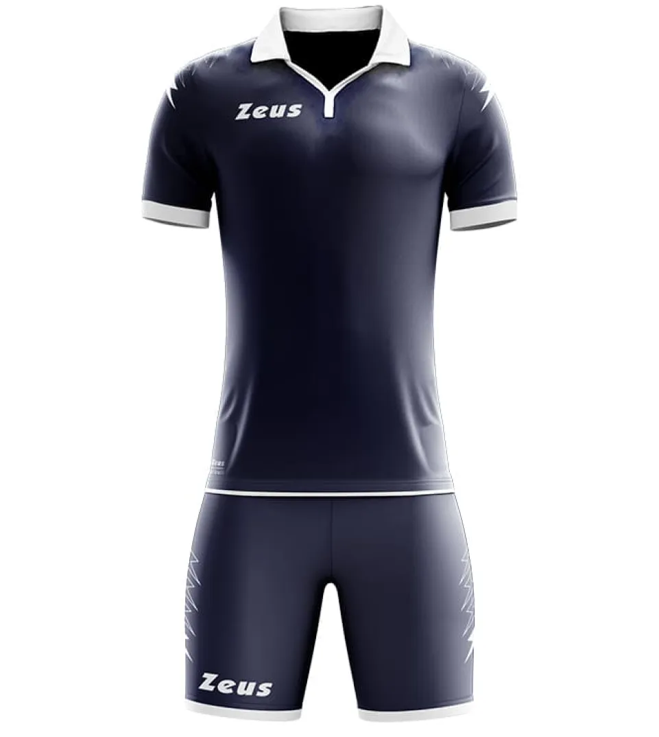 Zeus Kit Scorpion Trikot + Shorts Set blu/bianco