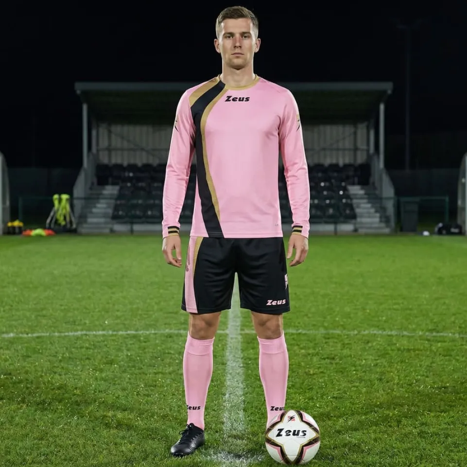 Zeus Kit Spagna Trikot-Set + Shorts 2-tlg. Ml rosa/nero