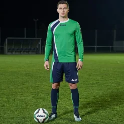Zeus Kit Spagna Trikot-Set + Shorts 2-tlg. Ml verde/blu