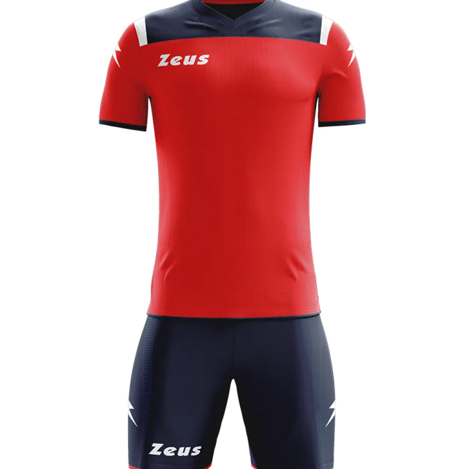 Zeus Kit Vesuvio Trikot-Set 2-teilig Navy Rot