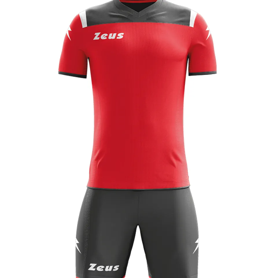 Zeus Kit Vesuvio Trikot-Set 2-teilig Rot Grau