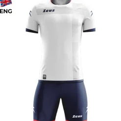 Zeus Mundial Teamwear Set Trikot mit Shorts weiß navy