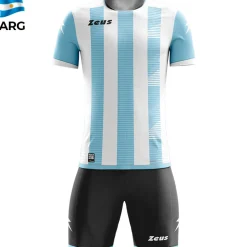 Zeus Mundial Teamwear Set Trikot mit Shorts weiß sky