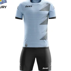 Zeus Mundial Teamwear Set Trikot mit Shorts sky schwarz