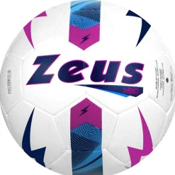 Zeus Pallone Hybrid Fußball weiß/blau