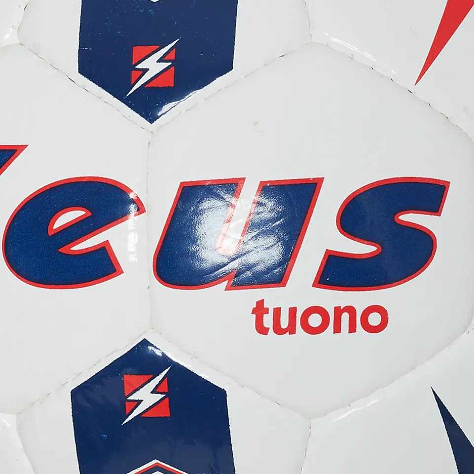 Zeus Pallone Tuono Fußball weiß rot