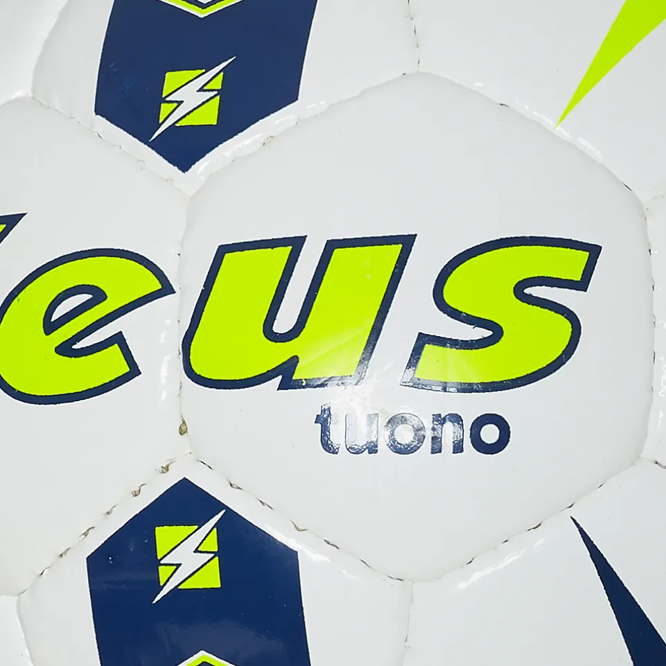 Zeus Pallone Tuono Fußball weiß gelb