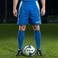 Zeus Pantaloncino Pippo Herren Training Shorts royal/bianco
