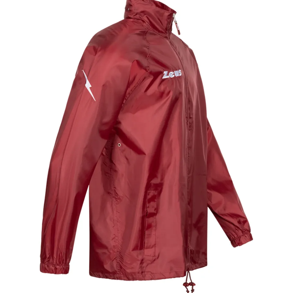 Zeus Regenjacke Dunkelrot